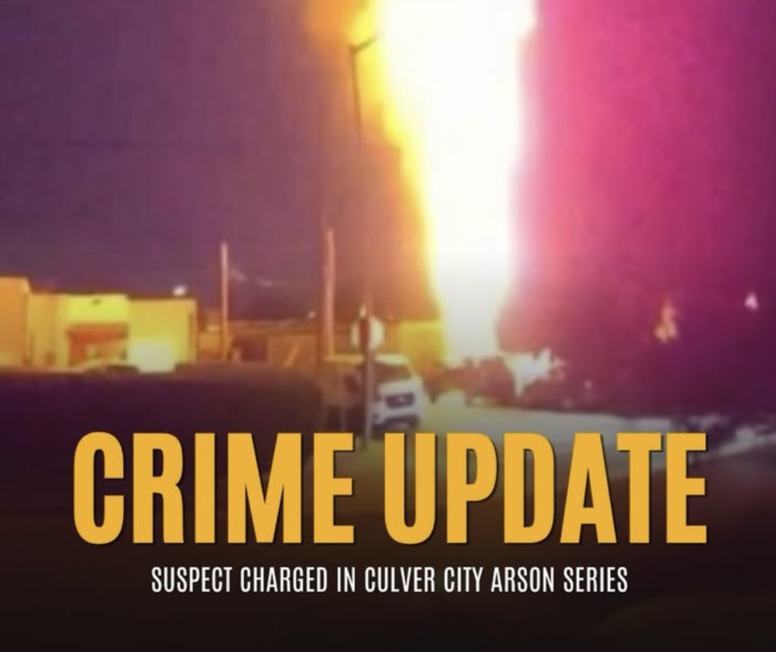 Vehicle fire linked to wider Culver City arson investigation, police say