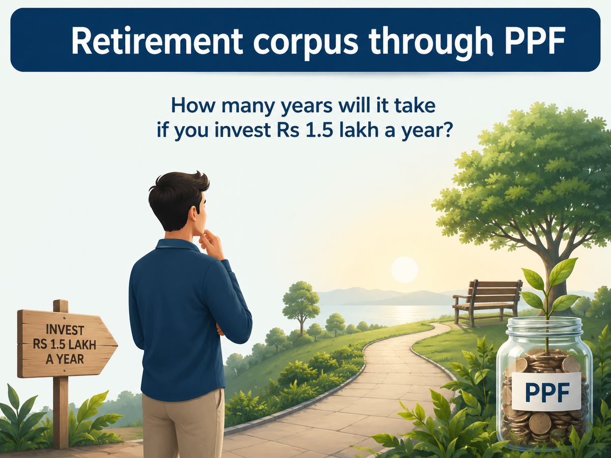 Rs 1.54 crore retirement corpus through PPF: How many years will it take if you invest Rs 1.5 lakh a year?