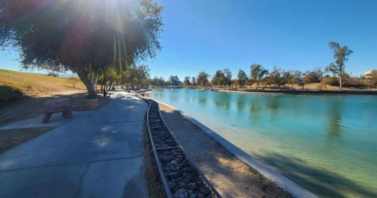 Locals can't stop visiting this island-style Arizona swimming spot
