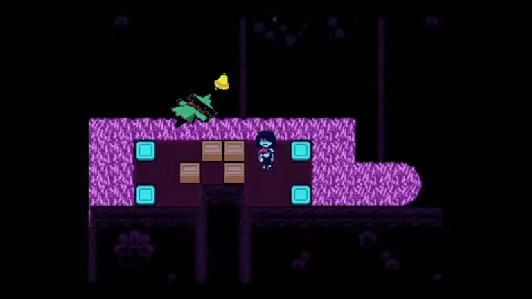 How to solve the Ralsei four block & switch puzzle in Deltarune chapter 5