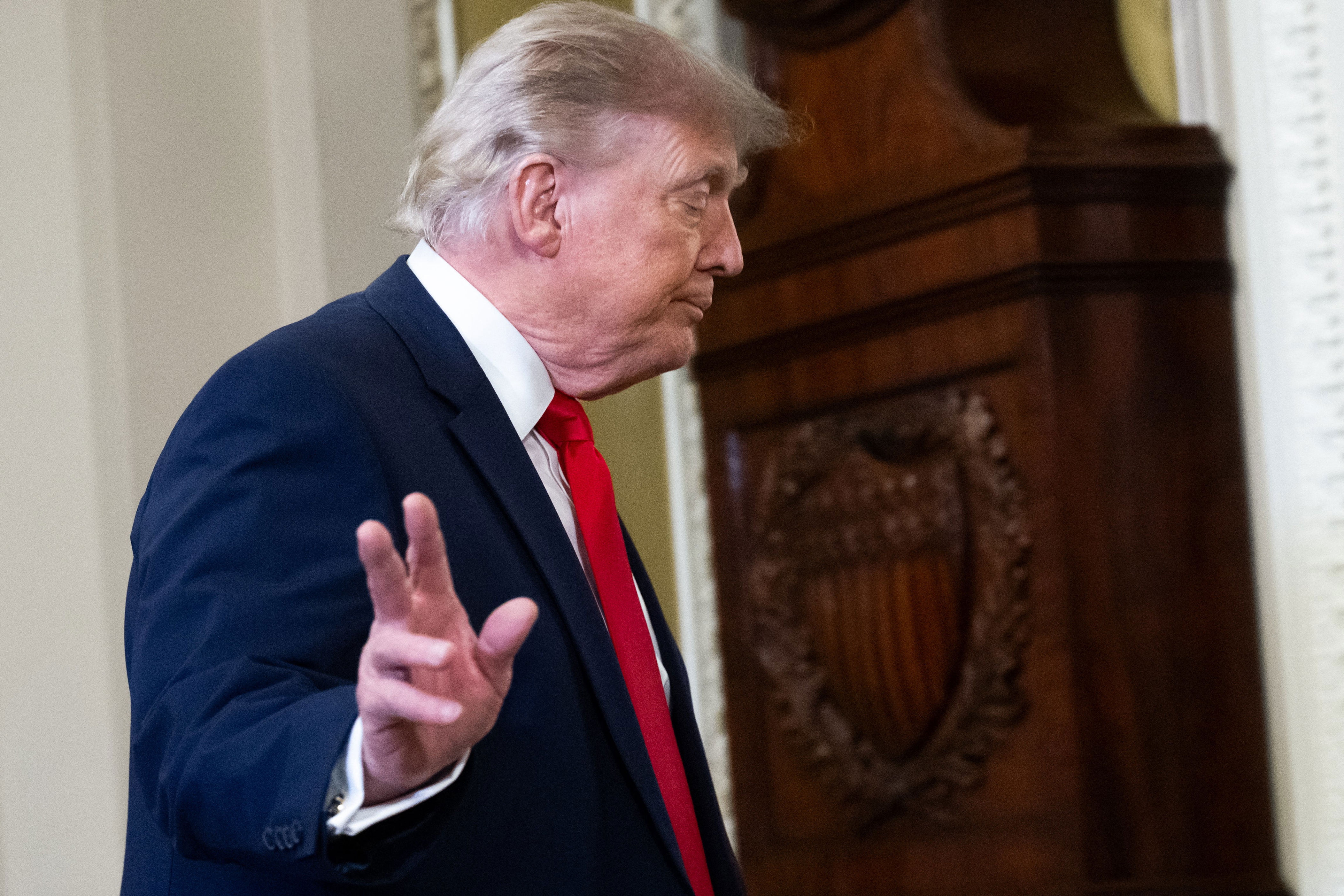 Trump has continued pushing Republicans to eliminate the Senate filibuster and advance his voting bill, but Thune has repeatedly said neither proposal has the necessary support (AFP/Getty)
