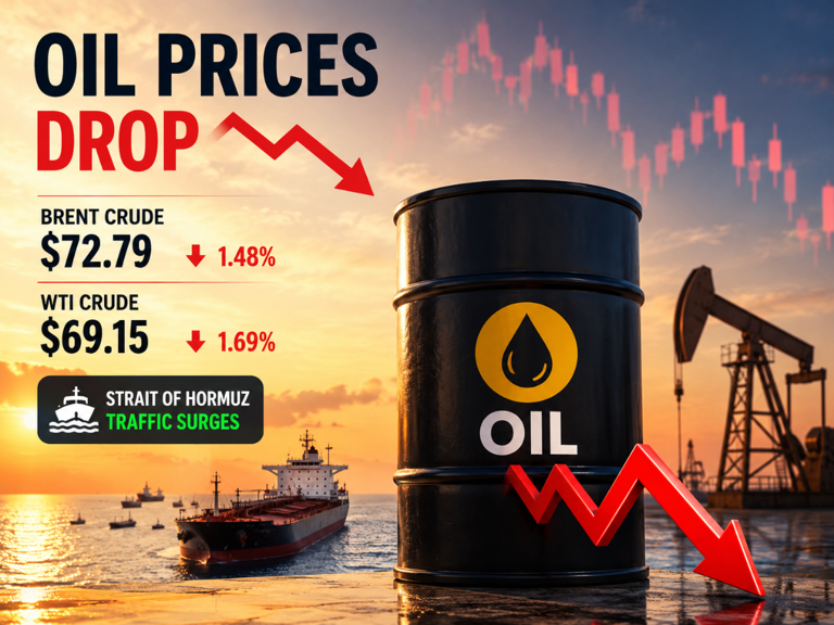 Brent crude oil price today (June 25): Brent falls near $72, WTI slips ...