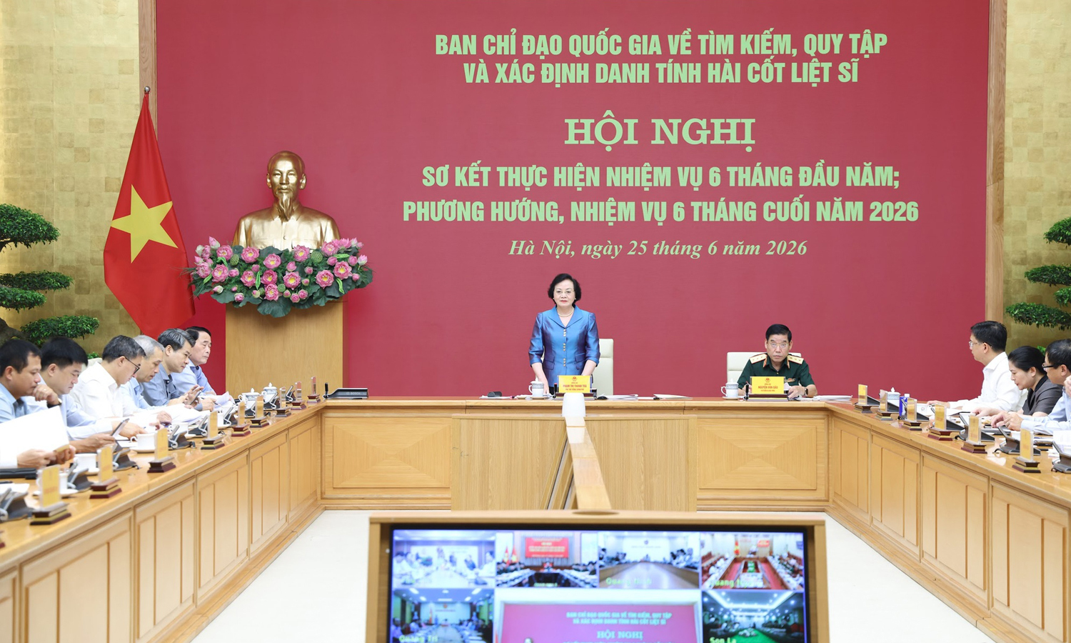 1.255 hài cốt liệt sĩ được tìm kiếm, quy tập trong 6 tháng đầu năm