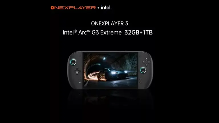 ONEXPLAYER 3 is the latest gaming handheld to feature an Intel Arc G3 ...
