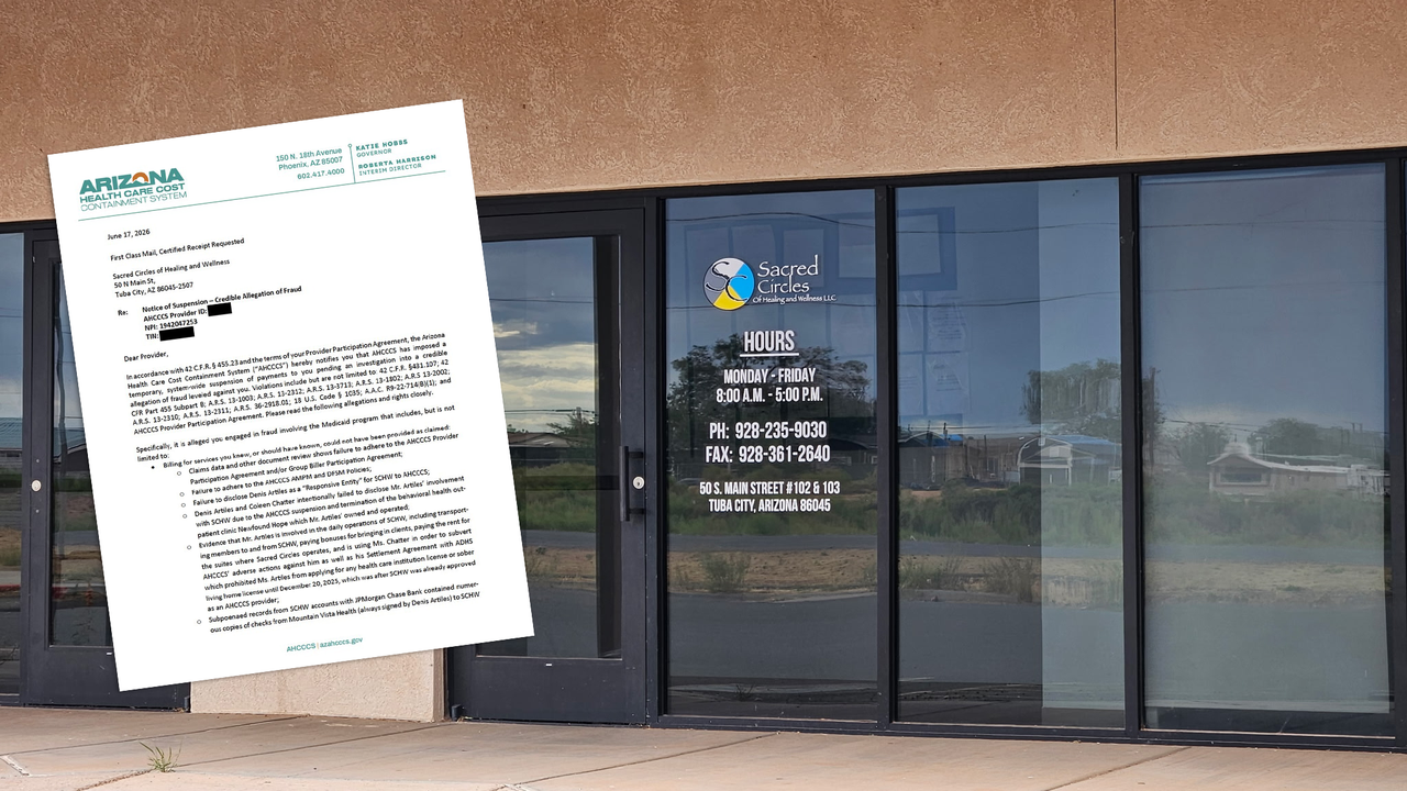 Arizona behavioral health clinic suspended for allegations of Medicaid ...
