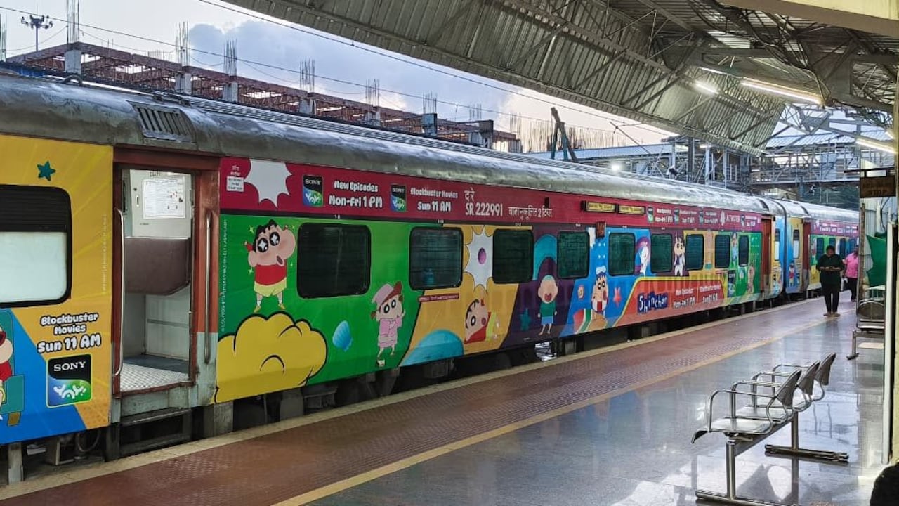This popular South Indian train has been given a Shin Chan-themed makeover. Check route, details