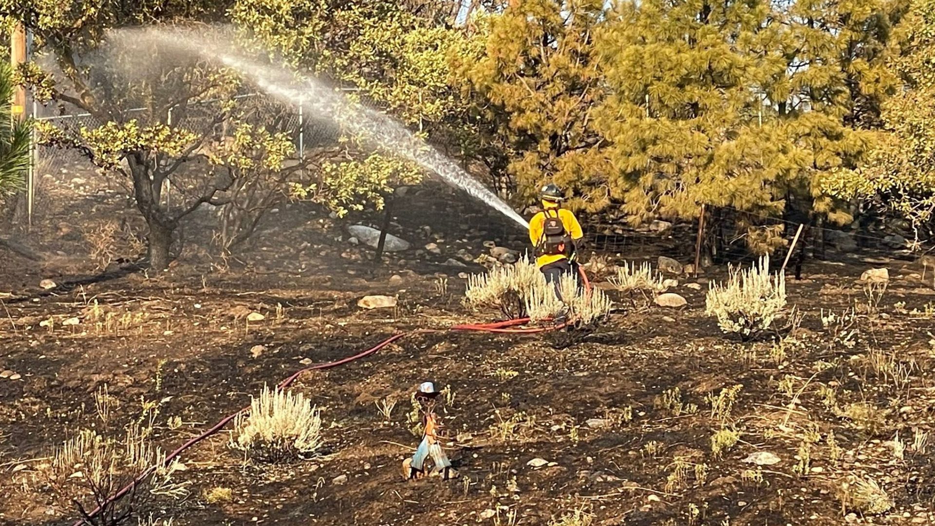 Sandy brush fire highlights extreme wildfire danger despite rain