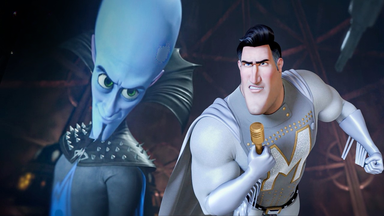 Megamind uses the microwave to create Titan's powers – Megamind