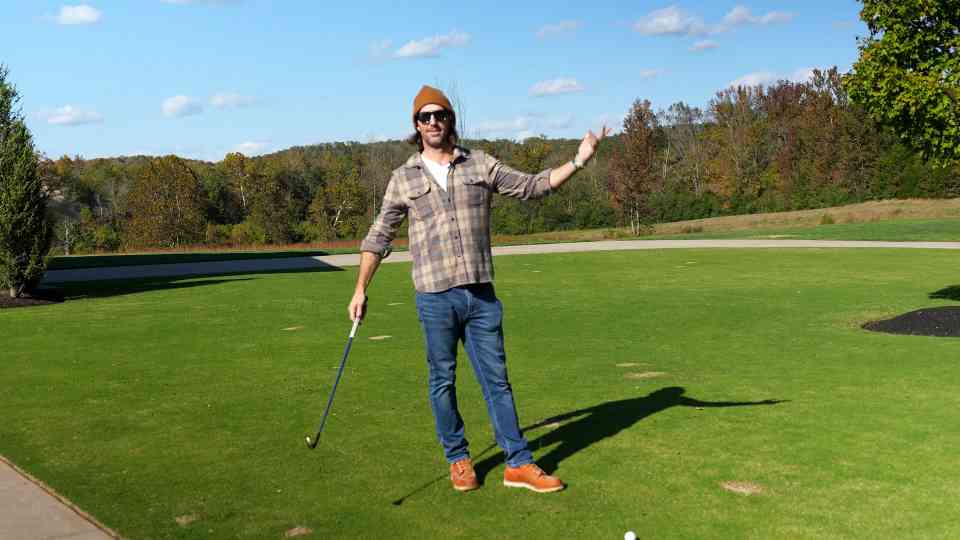 He built his own golf course instead of paying for one
