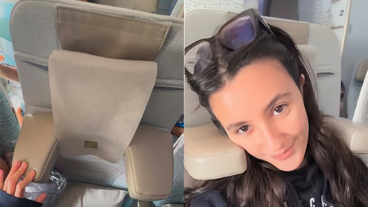 Emirates' new economy seat with winged headrest goes viral