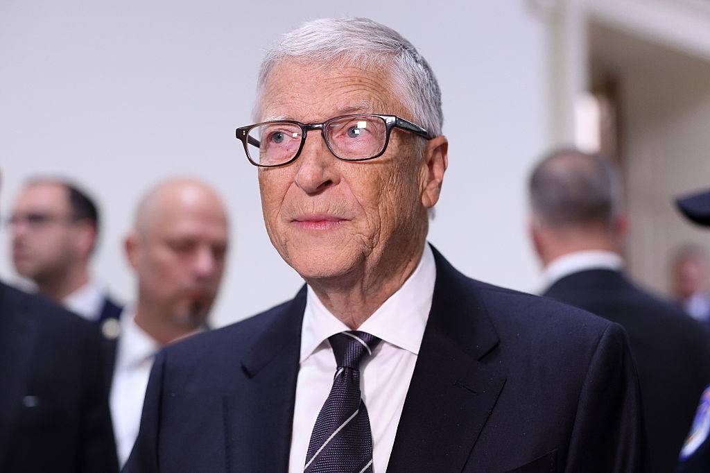Microsoft revolutionary Bill Gates. (Photo by Tom Brenner/Getty Images)