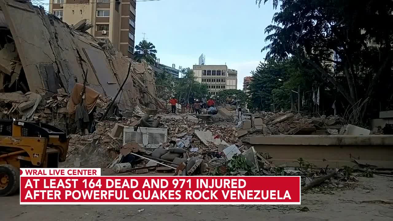 Venezuelans search rubble for survivors after 2 strong quakes kill at ...