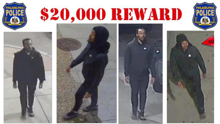 Caught on camera: Gunman sought after 2 killed in North Philly triple ...