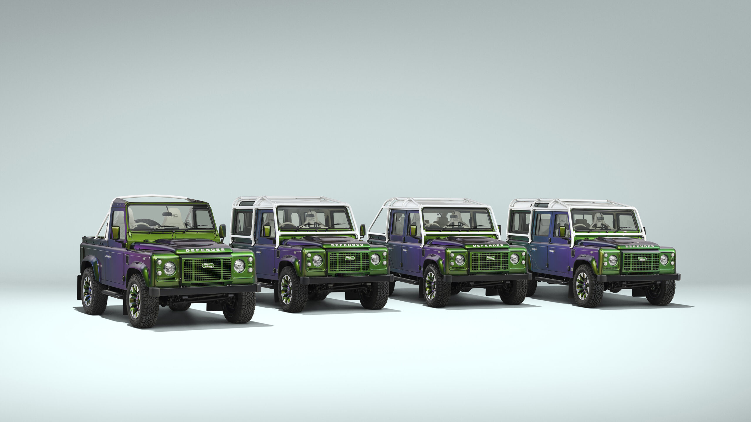 Check out the color-shifting paint on Land Rover Classic’s first ...