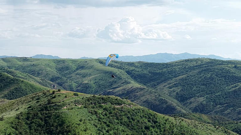 Central Asia’s first Paragliding World Cup is taking place in Kazakhstan