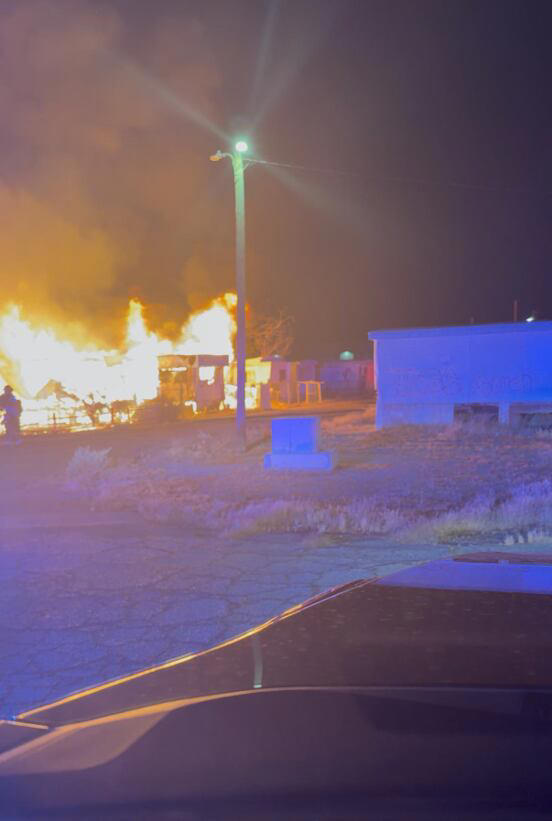 Las Vegas trailer fire destroys four vacant units; damage estimated at ...