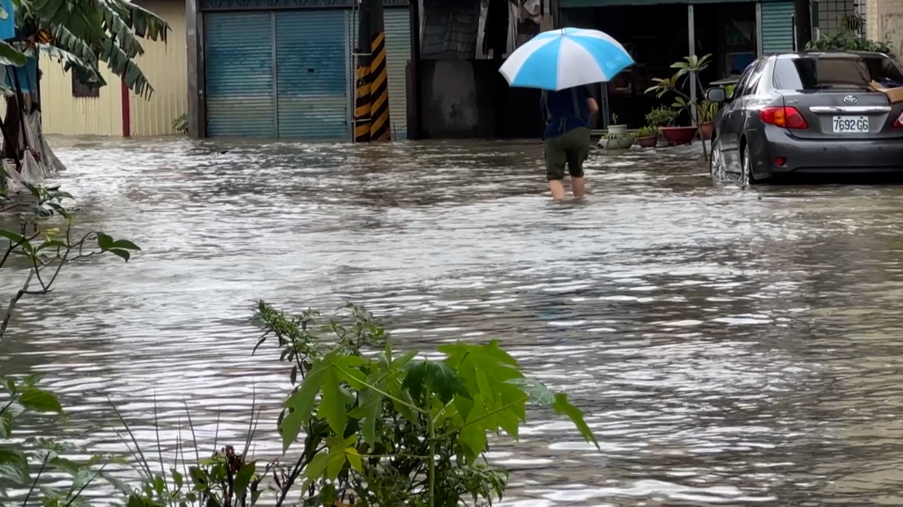 Typhoon Mekkhala peripheral rain sparks severe floods in Taiwan