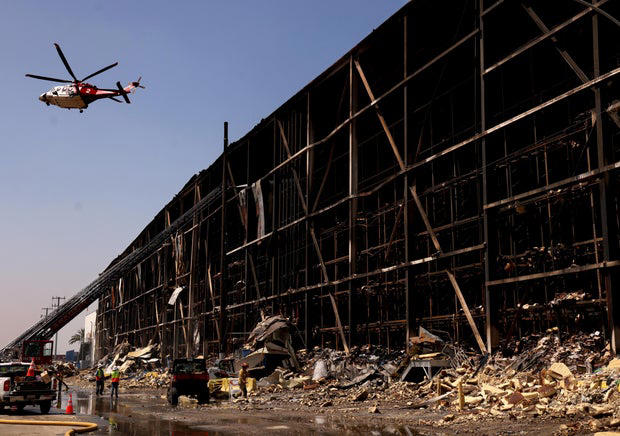 LA crews move into overhaul phase after fire at Boyle Heights cold ...