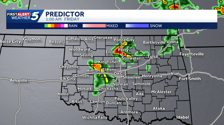 Severe storms spin up tornado, drop heavy rain and hail across Oklahoma ...