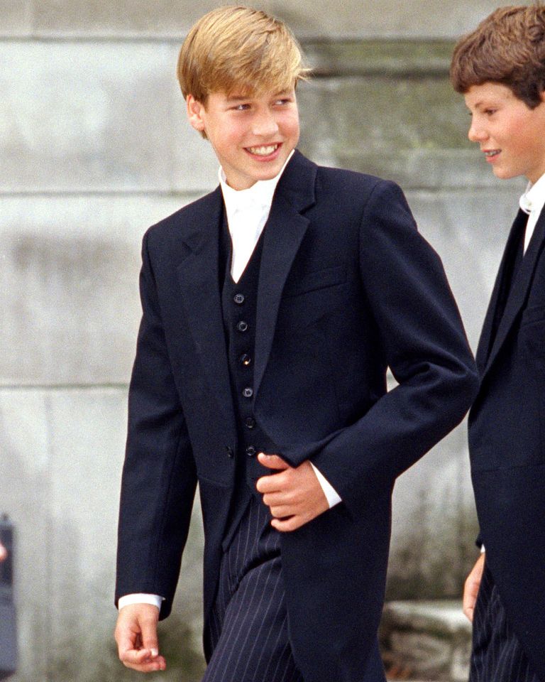 September 07, 1995-Prince William On His First Day At Eton College.