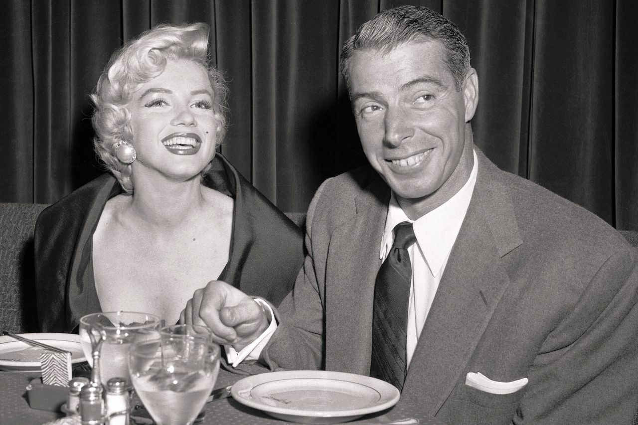 Marilyn Monroe and Joe DiMaggio.