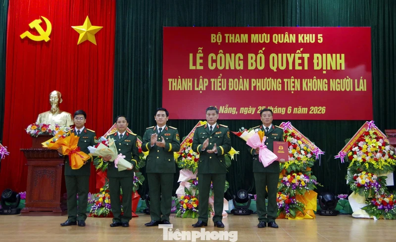Quân khu 5 thành lập Tiểu đoàn Phương tiện không người lái
