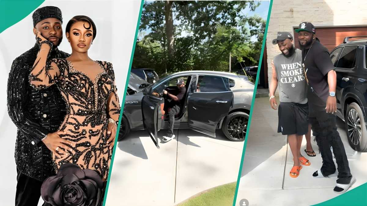 Davido gifts Chioma's PA new Maserati worth over 100 million naira