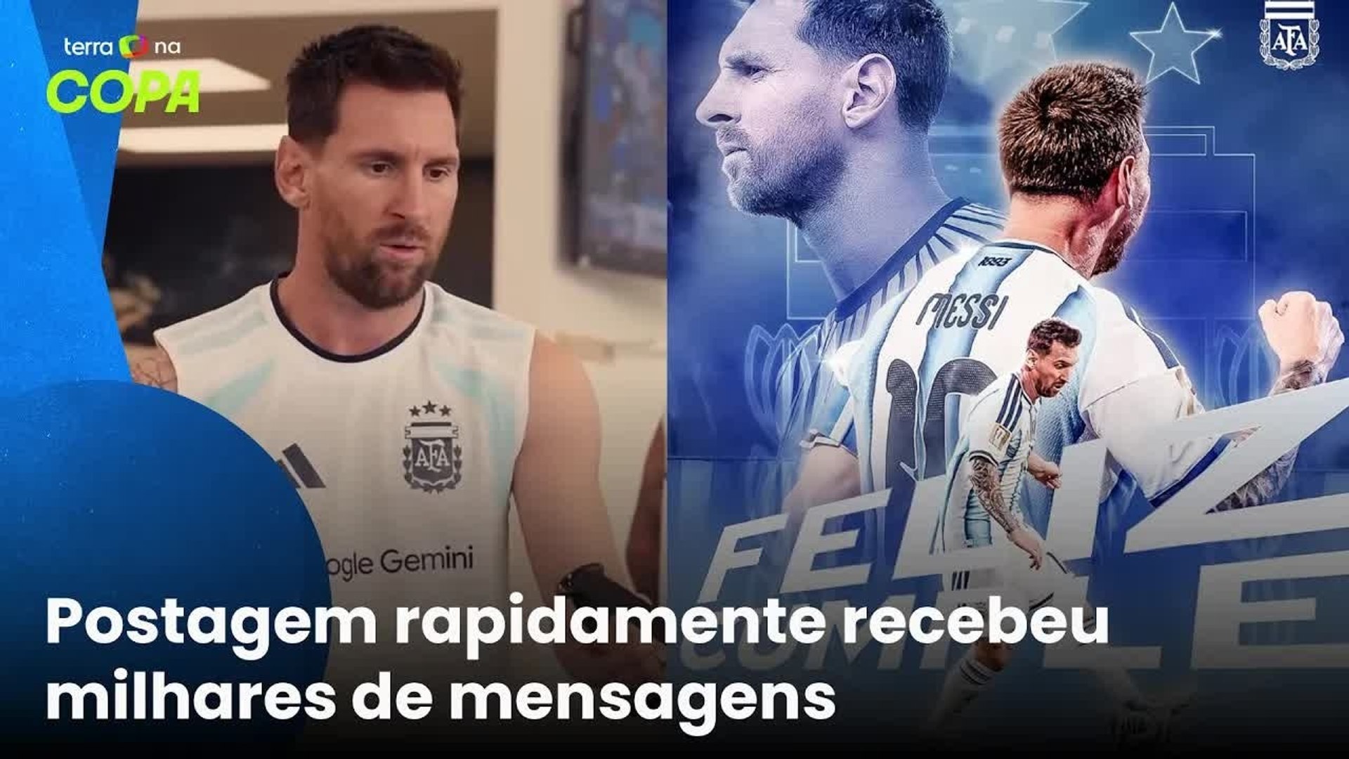 Messi completa 39 anos e compartilha treino durante a Copa do Mundo