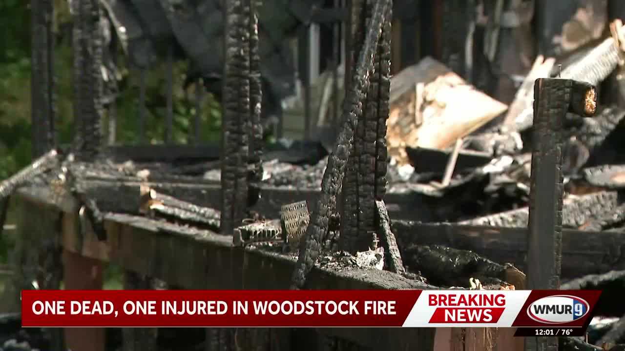 1 dead, 1 injured after fire at mobile home in Woodstock