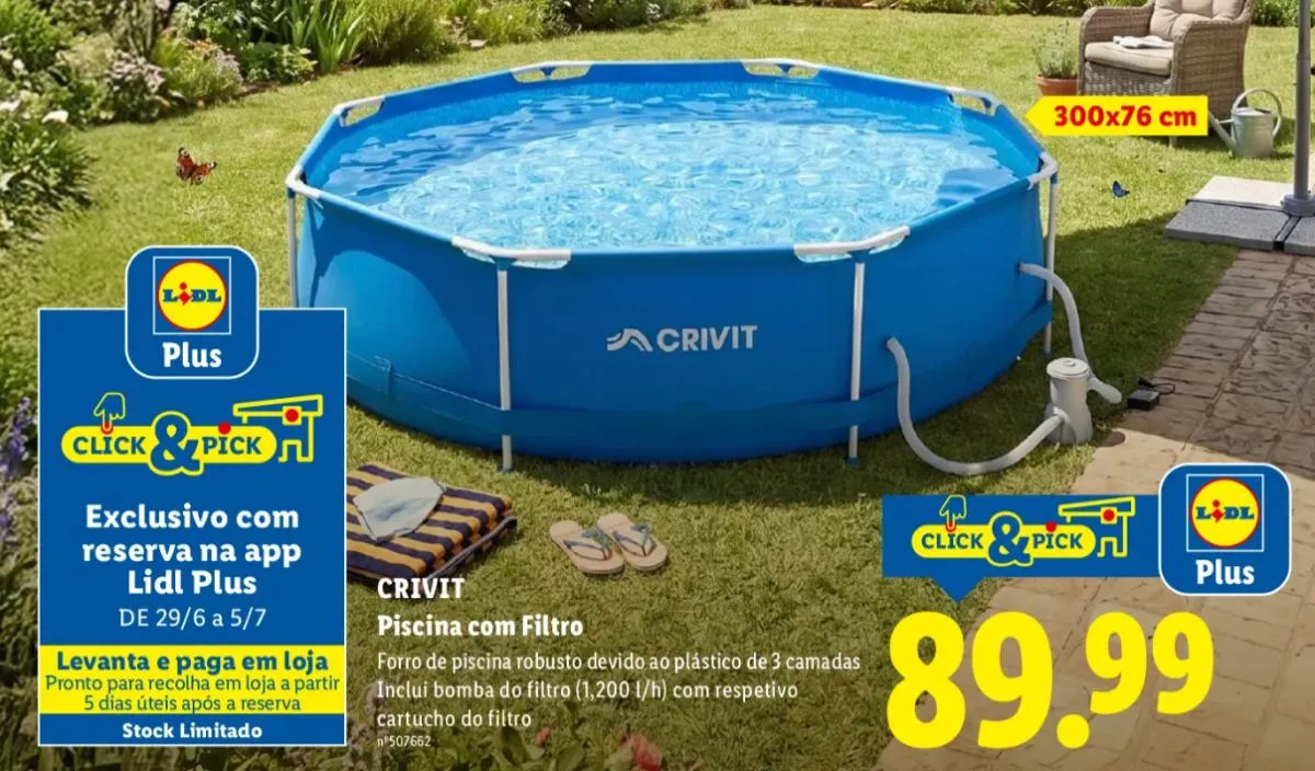 Graças ao Lidl, podes ter uma piscina em casa por menos de 100 euros