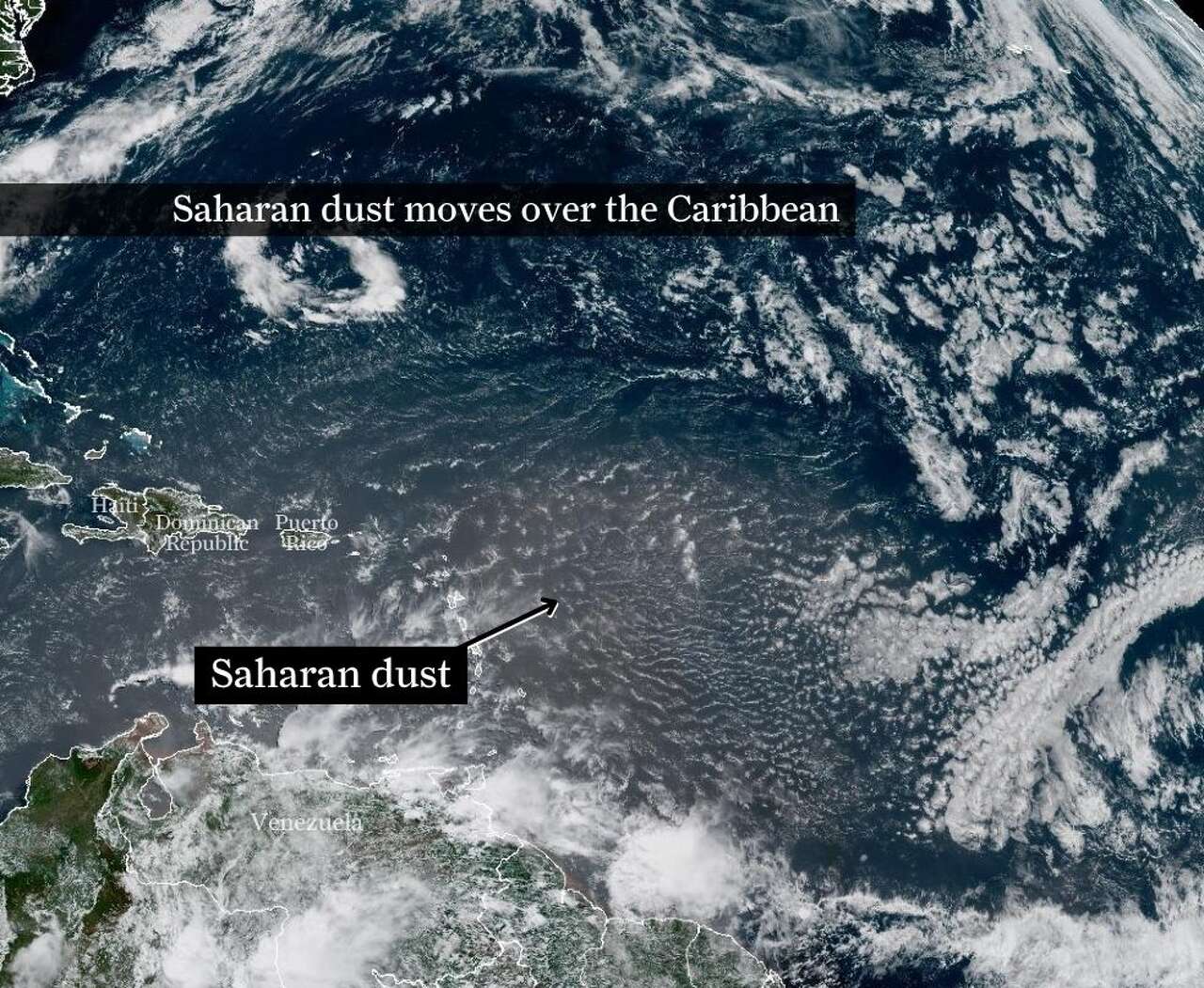 A plume of Saharan dust is moving toward Houston. Here's how it happens.