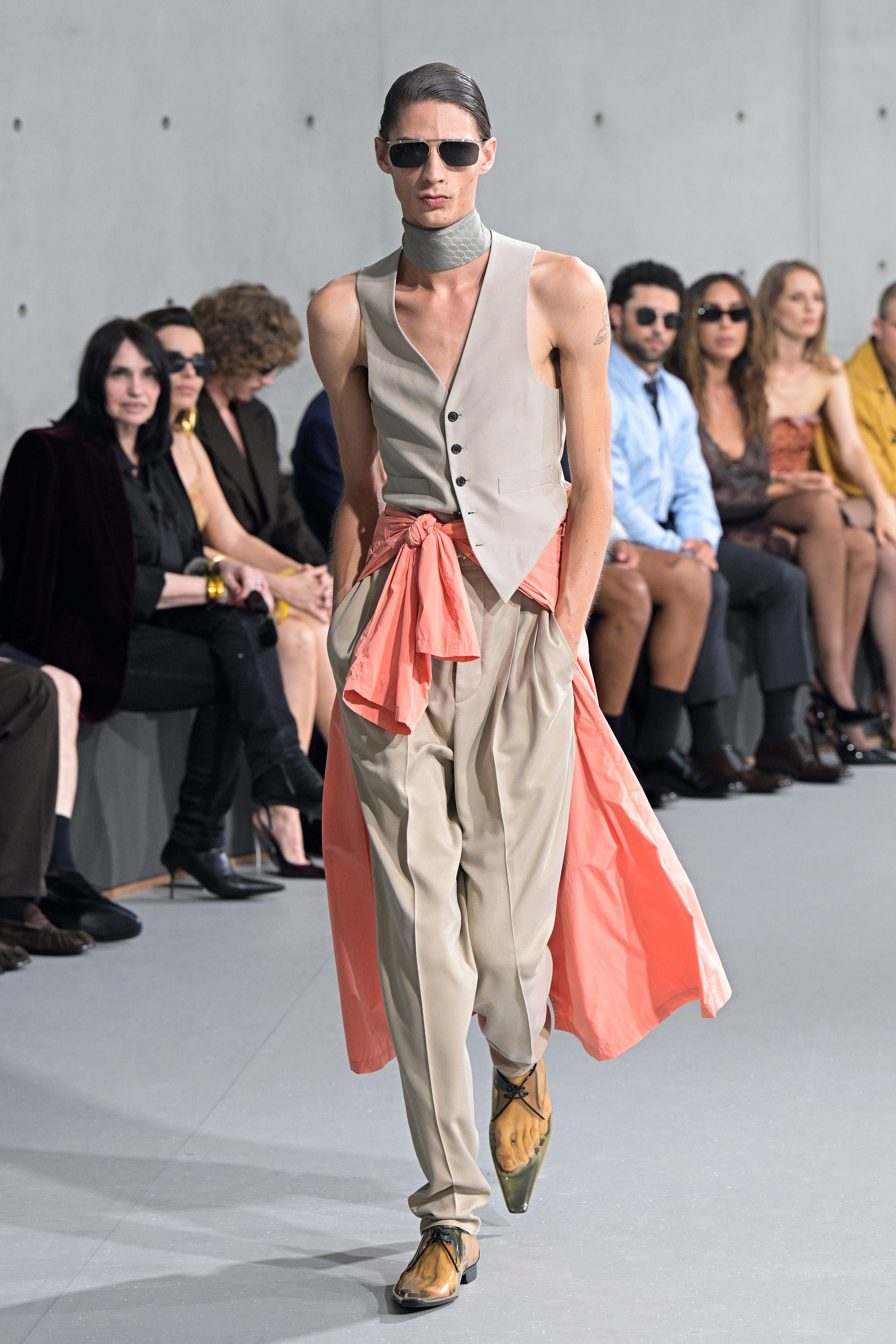 YSL's latest in men's footwear may get a bit sweaty. Take a look