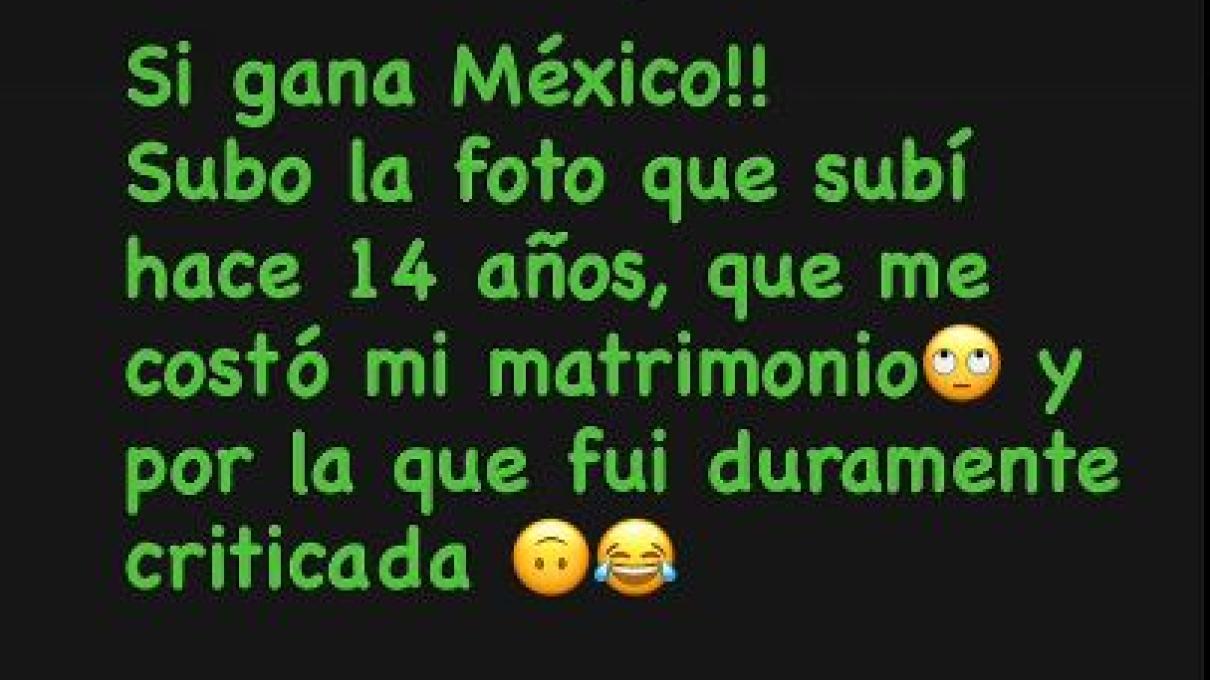 “Me costó un matrimonio”: Consuelo Duval revive polémica foto para celebrar a la Selección Mexicana