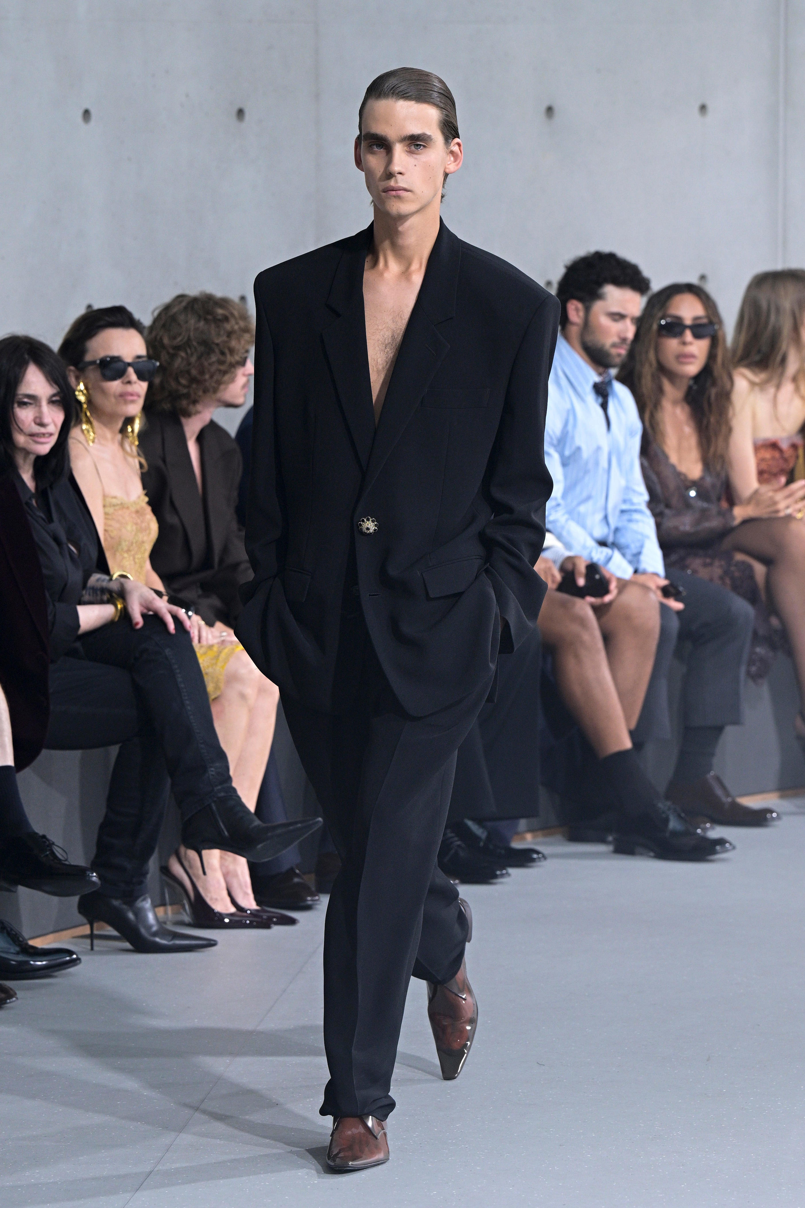 YSL's latest in men's footwear may get a bit sweaty. Take a look