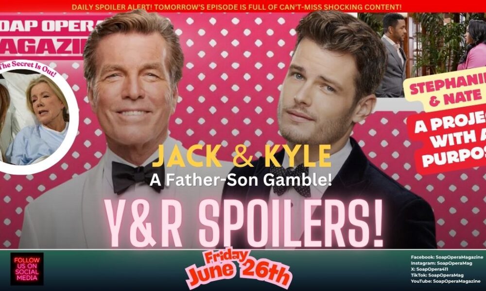 Young and the Restless spoilers – Friday, June 26: Jack Abbott and Kyle ...