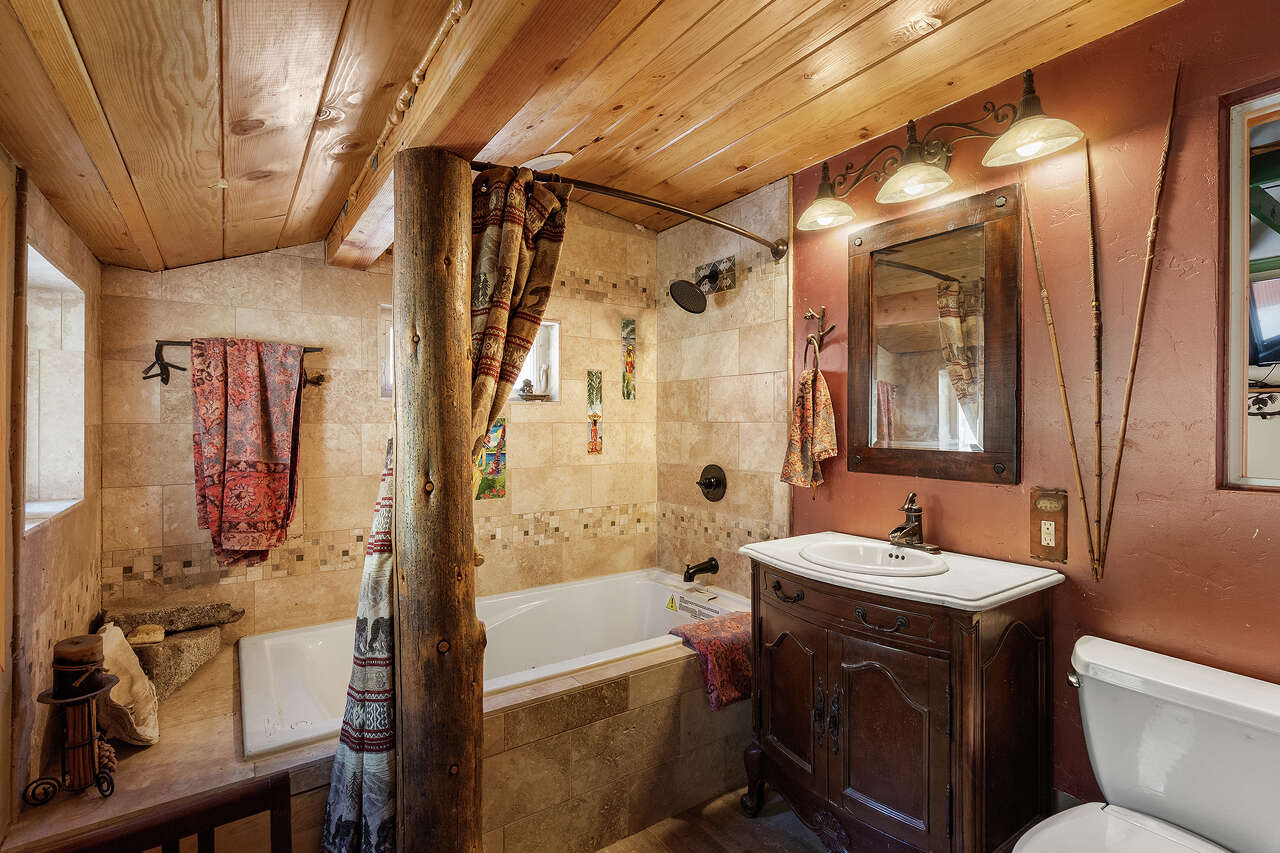 A 'mountain speakeasy' is the heart of this private Sierra Nevada compound