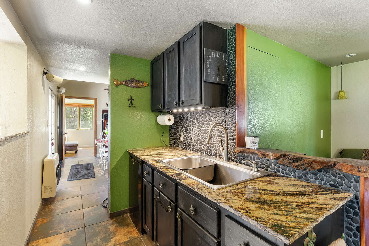 A 'mountain speakeasy' is the heart of this private Sierra Nevada compound