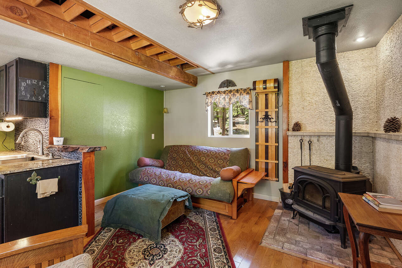 A 'mountain speakeasy' is the heart of this private Sierra Nevada compound