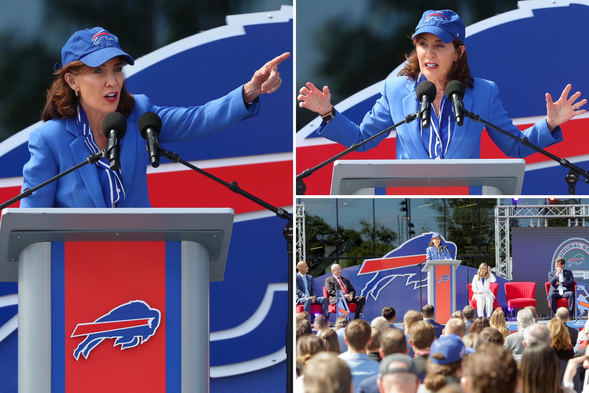 Kathy Hochul attempts to lead Buffalo Bills chant and gets crickets in ...