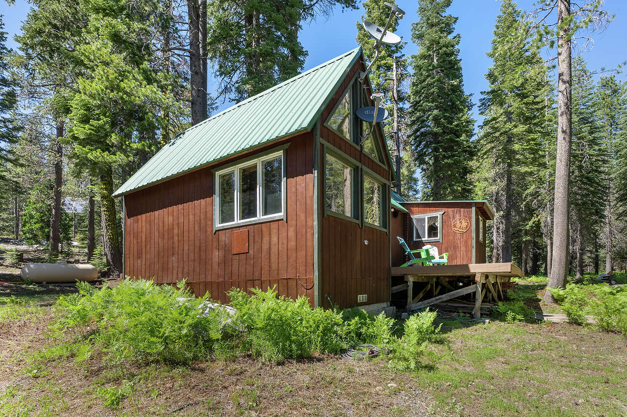 A 'mountain speakeasy' is the heart of this private Sierra Nevada compound