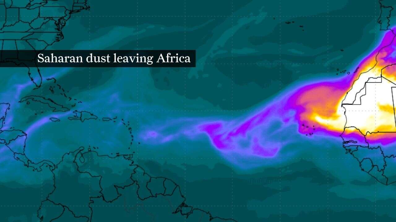 A plume of Saharan dust is moving toward Houston. Here's how it happens.