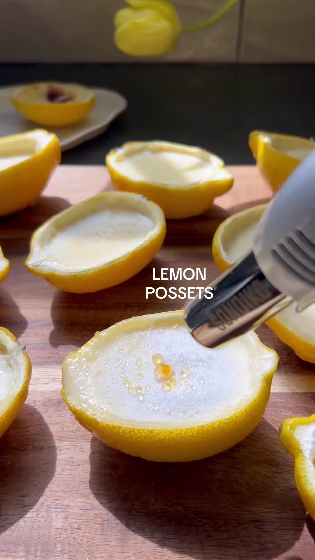 You only need three ingredients to make these gorgeous lemon possets
