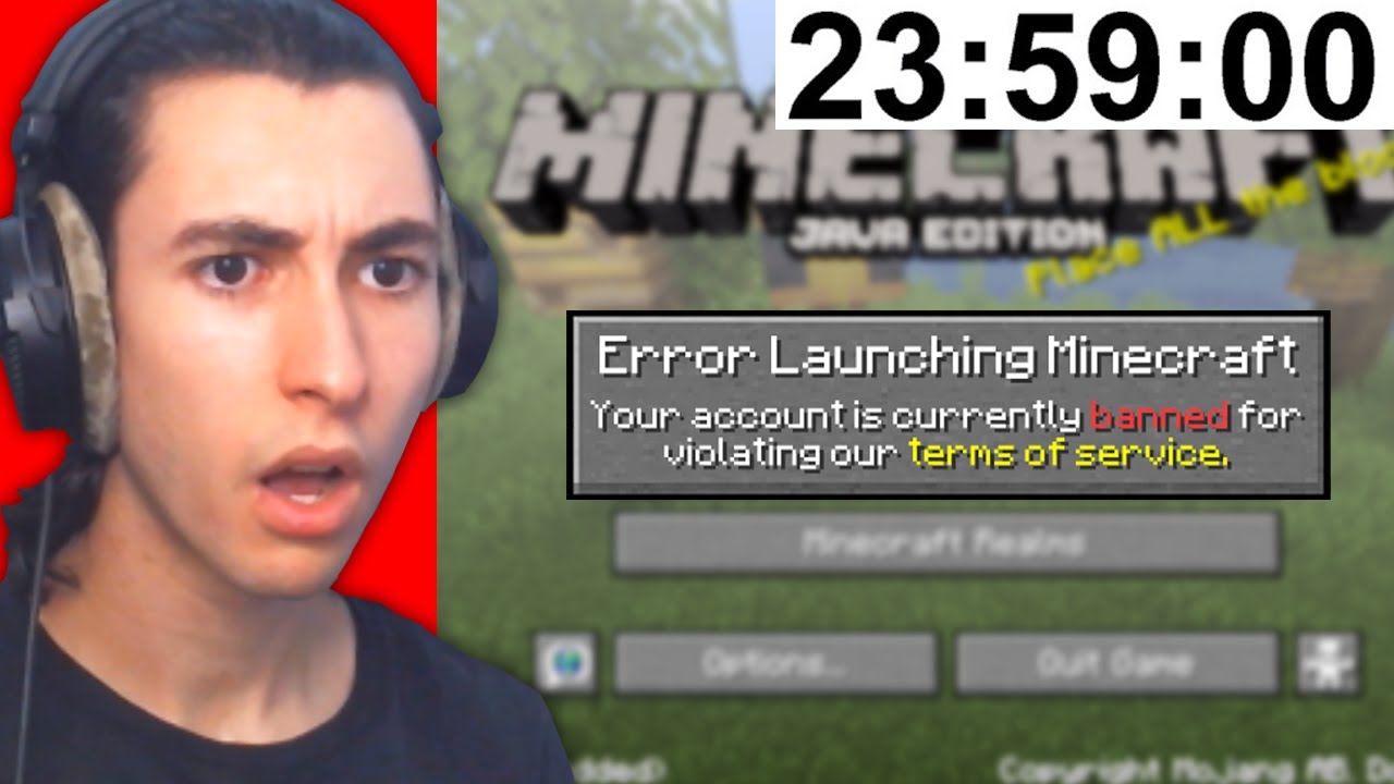 I spent 24 hours trying to get banned from Minecraft