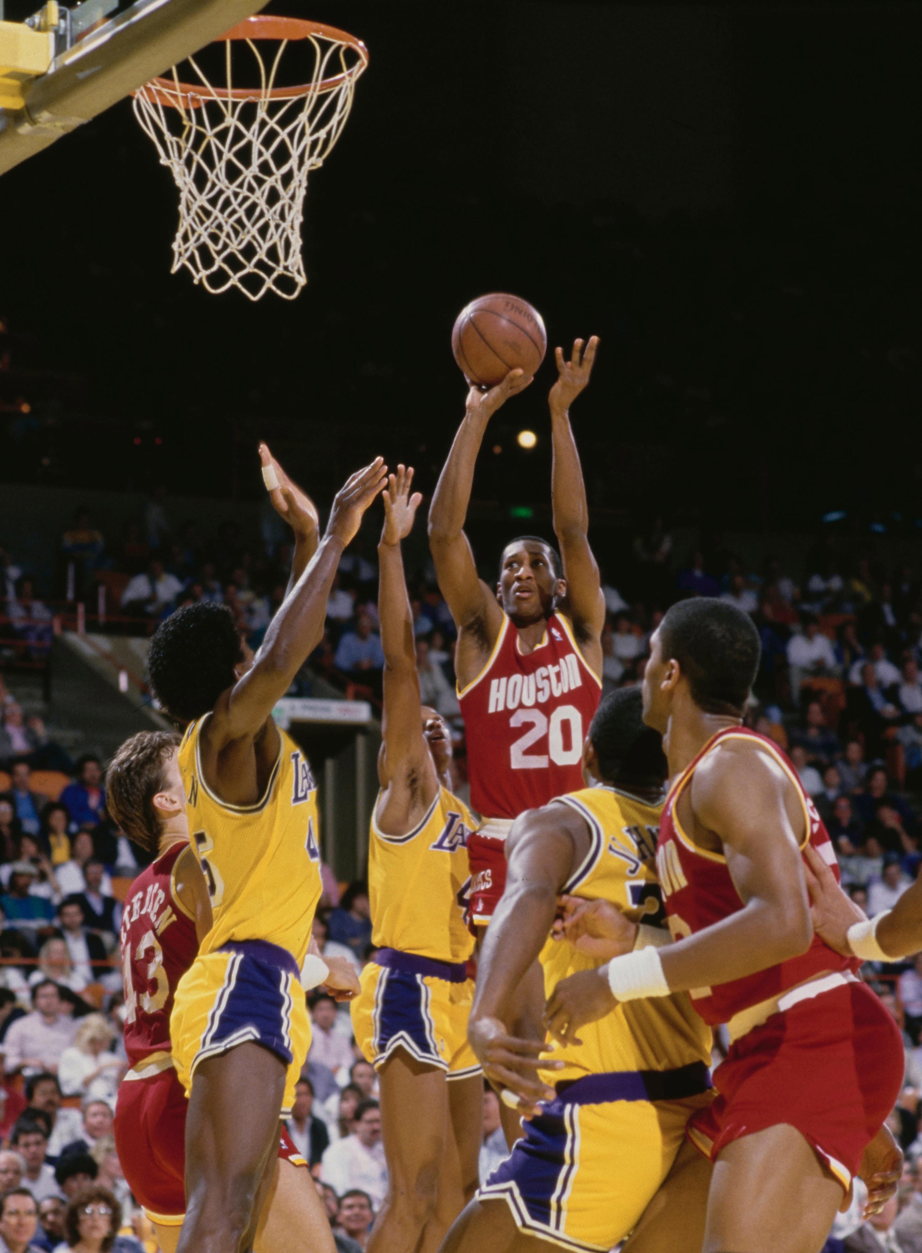 Houston Rockets jersey history No. 20 - Steve Harris (1985-87)