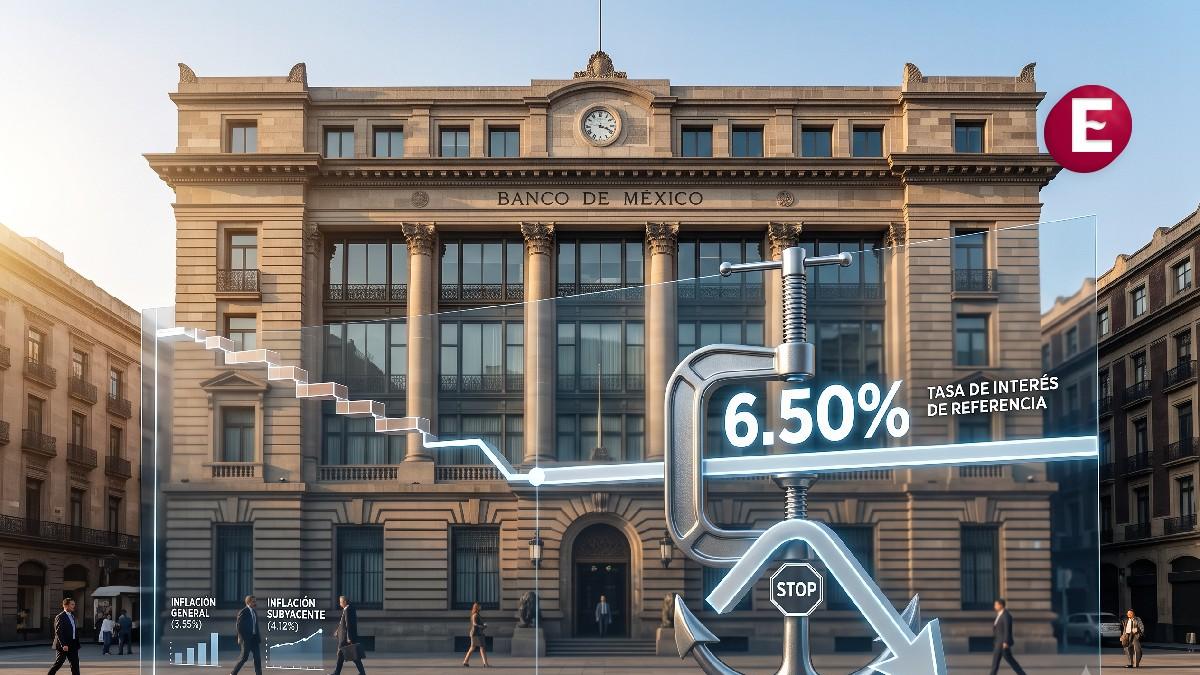 Banxico mete el freno a recortes; mantiene tasa de interés en 6.50% en ...