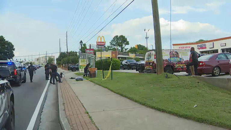 Woman in critical condition after shooting near MARTA bus stop