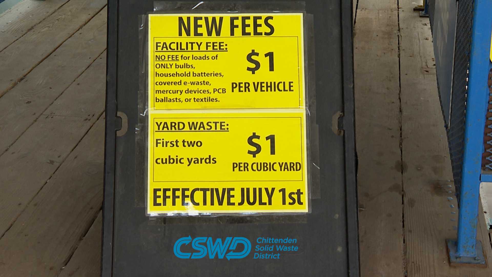 CSWD to begin new $1 drop-off facility fee July 1