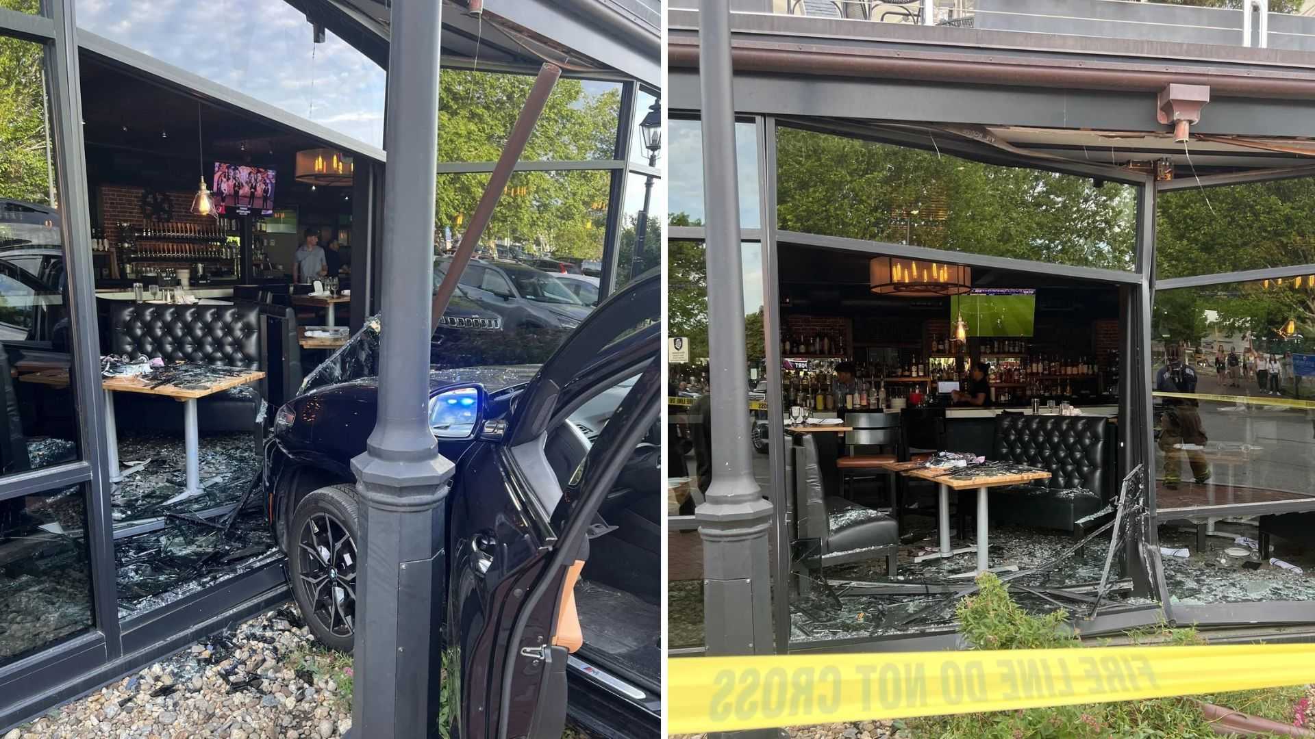 Police: 3 injured after SUV slams into busy North Shore restaurant