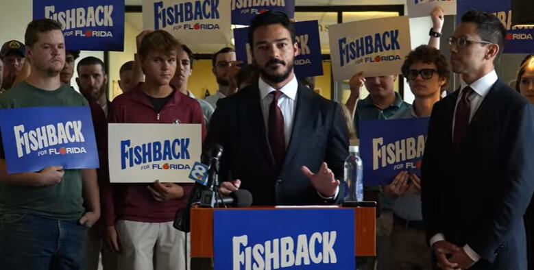 James Fishback announces running mate in Florida gubernatorial race