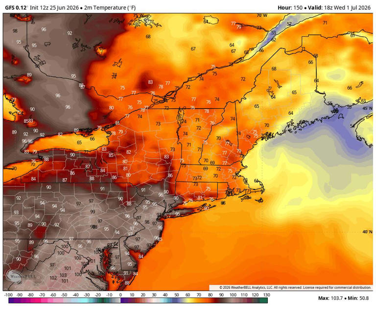 A dangerous heat wave is building near Connecticut. Here's what could ...